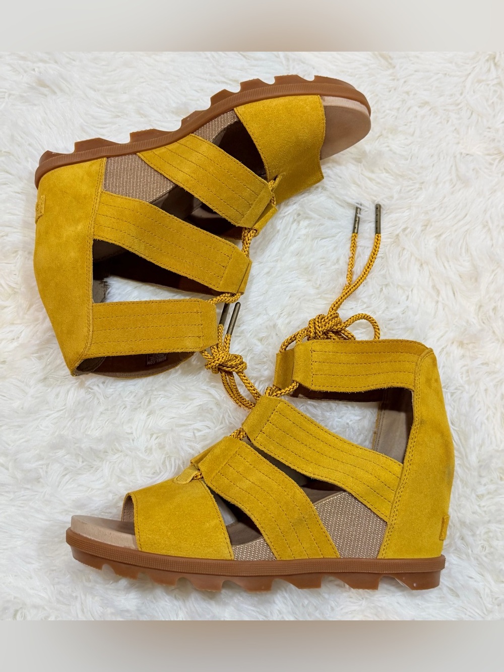 Women’s Sorel Joanie II Lace Wedge Sandals - Size 11 - Picture 6 of 15